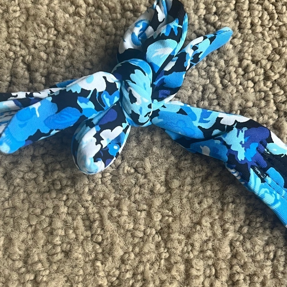 Nautica Shape Enhancing Slimming Blue Floral Halter Tankini - Picture 6 of 10